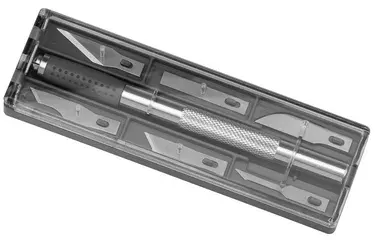 WESTCOTT Cutter de bricolage / scalpel, kit, 7 pièces