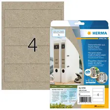 HERMA Étiquette pour dos de classeur, papier silphie