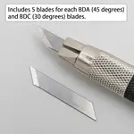 NT Cutter Scalpel eD-400, boîtier plastique, noir