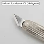 NT Cutter Scalpel eDL-400, boîtier plastique, noir