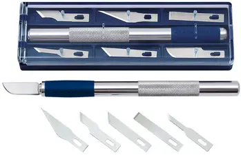 WEDO Scalpel de bricolage, longueur: 150 mm, incl. 6 lames