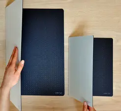 Hansa Tapis de découpe "Cut-Mat", A2, pliable, noir/blanc