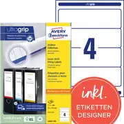 AVERY Zweckform Etiquette pour dos de classeur, jaune