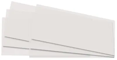 folia Découpes de papier transparent, 155 x 370 mm, blanc