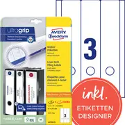 AVERY Zweckform Etiquette pour dos de classeur, jaune