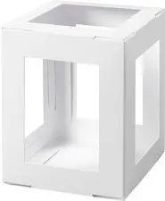 folia Pièces en carton pour lanterne, 135x135x180 mm, blanc