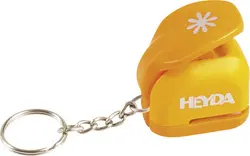 HEYDA Perforateur à motif mini "fleur", avec porte-clé