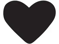 HEYDA Perforateur à motif XXL "coeur", couleur: vert