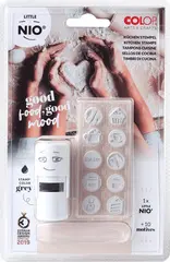 COLOP Kit tampon à motif "LITTLE NIO" cuisine, gris