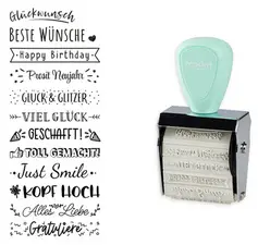 trodat Kreativstempel-Set Creative Mini "Beste Wünsche
