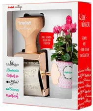 trodat Kreativstempel-Set VINTAGE "Glückwünsche