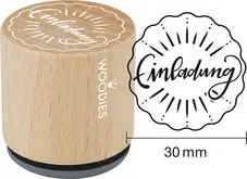 COLOP Motiv-Stempel Woodies "Einladung" II