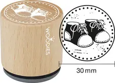 COLOP Tampon à motif Woodies "chaussures de bébé