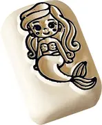 COLOP Pierre de tatouage LaDot kids "sirène", moyen