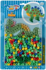 Hama Perles à repasser maxi "Dinosaure", sous blister