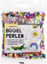 folia Perles à repasser, 2.000 pièces, sachet, assorti