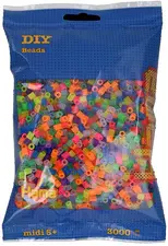 Hama Perles à repasser midi "Mix de couleurs", en sachet
