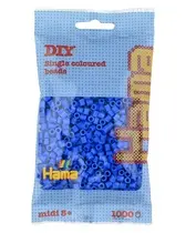 Hama Perles à repasser midi, dans un sachet, bleu clair