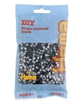 Hama Perles à repasser midi, dans un sachet, argent