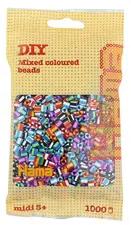 Hama Perles à repasser midi "perles à rayures Mix 90", dans