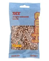 Hama Perles à repasser midi, dans un sachet, cappuccino