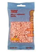 Hama Perles à repasser midi, sachet, couleur chair claire