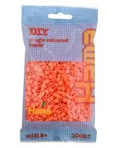 Hama Perles à repasser midi, sachet, abricot