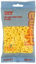 Hama Perles à repasser midi, sachet, jaune pâle