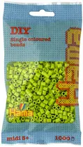 Hama Perles à repasser midi, sachet, vert citron