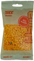 Hama Perles à repasser Bio midi, sachet, jaune