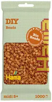 Hama Perles à repasser Bio midi, sachet, abricot clair