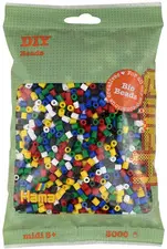 Hama Perles à repasser Bio midi, sachet, "mix 6 couleurs