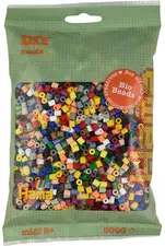 Hama Perles à repasser Bio midi, sachet, "mix 15 couleurs