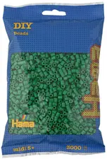HAMA Perles à repasser midi, sachet de 3.000, vert