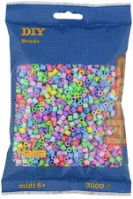 Hama Perles à repasser midi "Pastellmix", dans un sachet