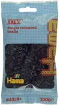 Hama Perles à repasser midi, dans un sachet, aubergine