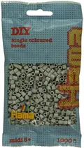 Hama Perles à repasser midi, sachet, gris silex