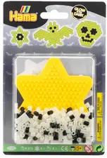 Hama Perles à repasser midi "Grusel/Glow dans the dark",