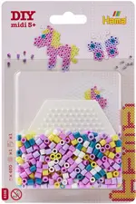 Hama Perles à repasser midi "Poney", blister