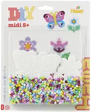 Hama Perles à repasser midi "Papillon/petite fleur", blister