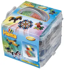 Hama Perles à repasser midi "boîte de rangement neutre