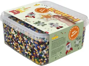 Hama Perles à repasser Bio midi "mix de couleurs", boîte