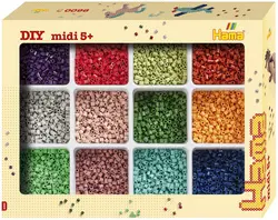 Hama Perles à repasser midi, "boîte d'assortiment", garni