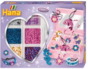 hama Perles à repasser midi "Boîte créative", coffret cadeau