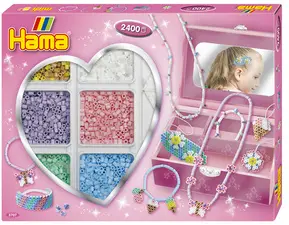 Hama Perles à repasser midi "Création bijoux", boîte cadeau