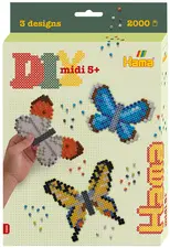 Hama Perles à repasser midi "Papillons", coffret cadeau