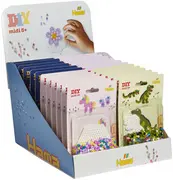 Hama Perles à repasser midi, assorti en 4 motifs, présentoir