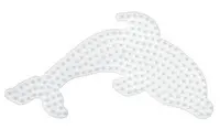 Hama Plaque pour perles midi "Dauphin", blanc