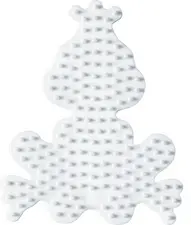 Hama Plaque pour perles midi "Petite grenouille", blanc
