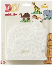 hama Plaques pour perles "Eléphant, girafe, lion, chameau